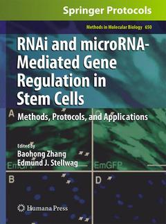 Couverture de l’ouvrage RNAi and microRNA-Mediated Gene Regulation in Stem Cells