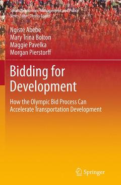 Couverture de l’ouvrage Bidding for Development