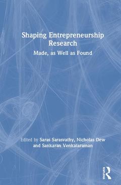 Cover of the book Shaping Entrepreneurship Research