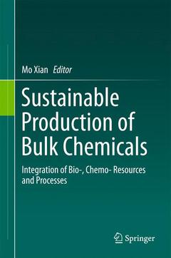 Couverture de l’ouvrage Sustainable Production of Bulk Chemicals