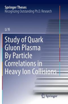Couverture de l’ouvrage Study of Quark Gluon Plasma By Particle Correlations in Heavy Ion Collisions