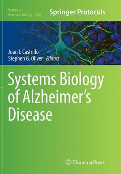 Couverture de l’ouvrage Systems Biology of Alzheimer's Disease
