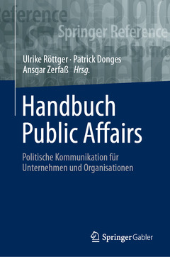 Couverture de l’ouvrage Handbuch Public Affairs