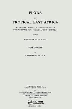 Couverture de l’ouvrage Flora of Tropical East Africa - Verbenaceae (1992)
