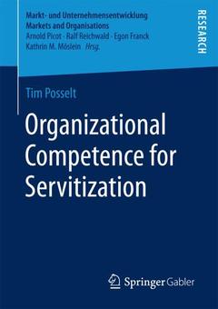 Cover of the book Organizational Competence for Servitization 