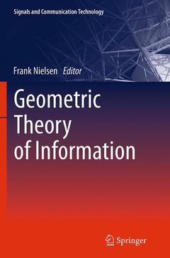 Cover of the book Geometric Theory of Information