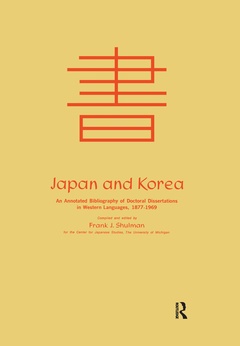 Couverture de l’ouvrage Japan and Korea