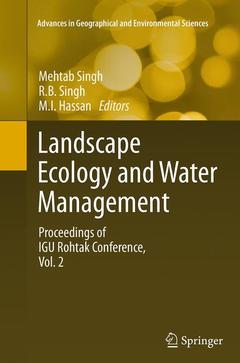 Cover of the book Landscape Ecology and Water Management
