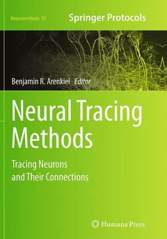 Couverture de l’ouvrage Neural Tracing Methods