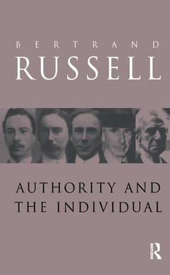 Cover of the book Authority and the Individual