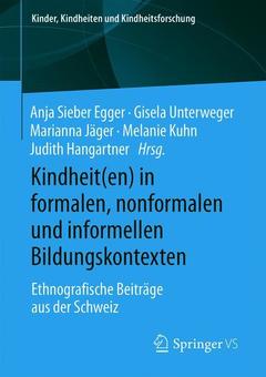 Couverture de l’ouvrage Kindheit(en) in formalen, nonformalen und informellen Bildungskontexten