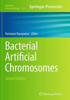 Couverture de l’ouvrage Bacterial Artificial Chromosomes