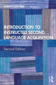 Couverture de l’ouvrage Introduction to Instructed Second Language Acquisition