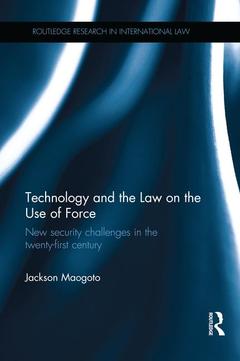 Cover of the book Technology and the Law on the Use of Force