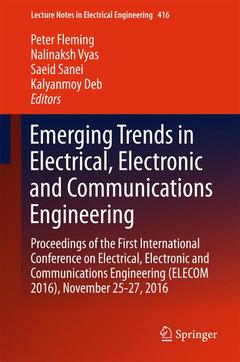 Couverture de l’ouvrage Emerging Trends in Electrical, Electronic and Communications Engineering