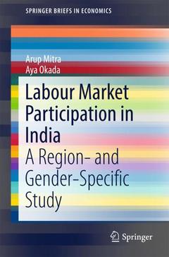 Couverture de l’ouvrage Labour Market Participation in India