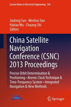 Couverture de l’ouvrage China Satellite Navigation Conference (CSNC) 2013 Proceedings