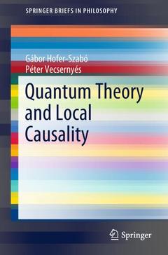 Couverture de l’ouvrage Quantum Theory and Local Causality