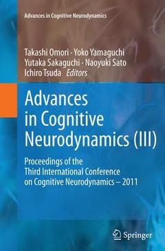 Couverture de l’ouvrage Advances in Cognitive Neurodynamics (III)