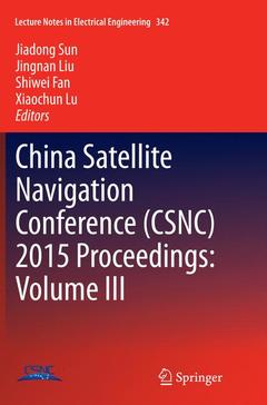 Cover of the book China Satellite Navigation Conference (CSNC) 2015 Proceedings: Volume III