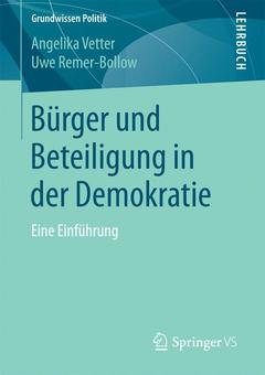 Couverture de l’ouvrage Bürger und Beteiligung in der Demokratie