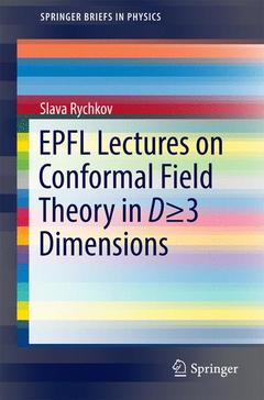 Couverture de l’ouvrage EPFL Lectures on Conformal Field Theory in D ≥ 3 Dimensions