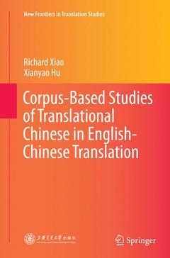 Couverture de l’ouvrage Corpus-Based Studies of Translational Chinese in English-Chinese Translation
