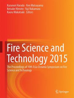 Couverture de l’ouvrage Fire Science and Technology 2015