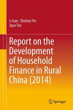 Couverture de l’ouvrage Report on the Development of Household Finance in Rural China (2014)