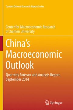 Cover of the book China's Macroeconomic Outlook