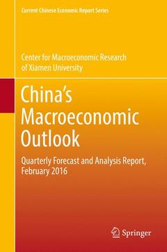 Couverture de l’ouvrage China's Macroeconomic Outlook 