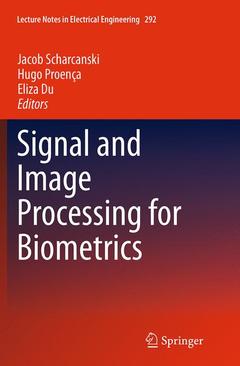 Cover of the book Signal and Image Processing for Biometrics