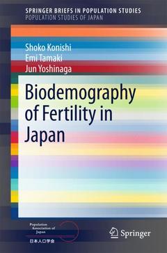 Couverture de l’ouvrage Biodemography of Fertility in Japan