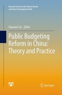 Couverture de l’ouvrage Public Budgeting Reform in China: Theory and Practice