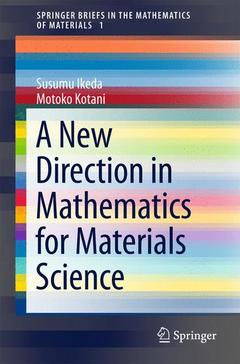 Cover of the book A New Direction in Mathematics for Materials Science