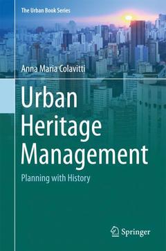 Couverture de l’ouvrage Urban Heritage Management