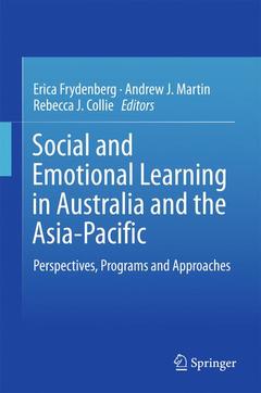 Couverture de l’ouvrage Social and Emotional Learning in Australia and the Asia-Pacific