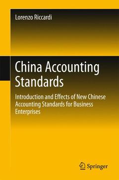 Couverture de l’ouvrage China Accounting Standards