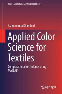 Cover of the book Applied Color Science for Textiles