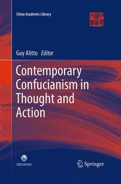 Couverture de l’ouvrage Contemporary Confucianism in Thought and Action