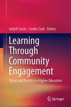 Cover of the book Learning Through Community Engagement