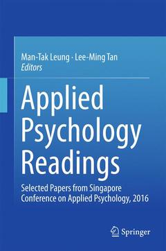 Cover of the book Applied Psychology Readings