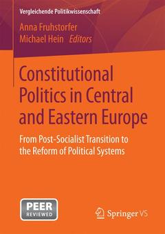 Cover of the book Constitutional Politics in Central and Eastern Europe