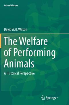 Couverture de l’ouvrage The Welfare of Performing Animals