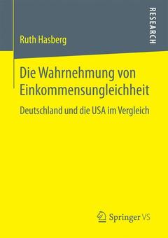 Cover of the book Die Wahrnehmung von Einkommensungleichheit