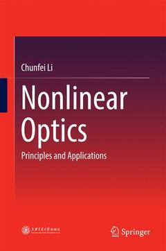 Couverture de l’ouvrage Nonlinear Optics