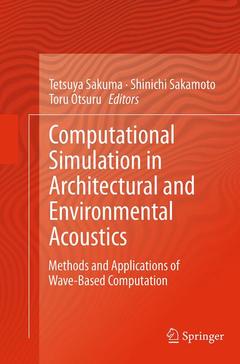 Couverture de l’ouvrage Computational Simulation in Architectural and Environmental Acoustics