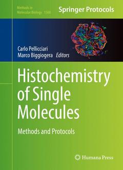Couverture de l’ouvrage Histochemistry of Single Molecules