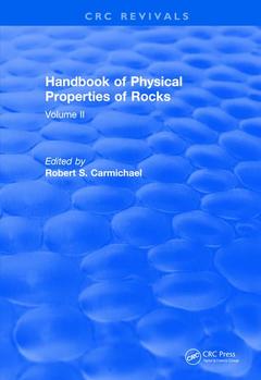 Cover of the book Handbook of Physical Properties of Rocks (1982)