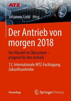 Couverture de l’ouvrage Der Antrieb von morgen 2018
